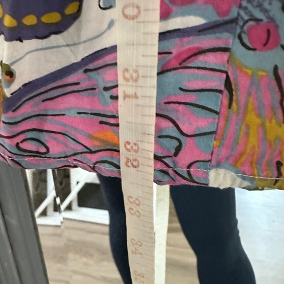 Caroline Constas Dress Papillon Butterfly Flutter Sleeve Mini Tiered Dress XS - Picture 8 of 8